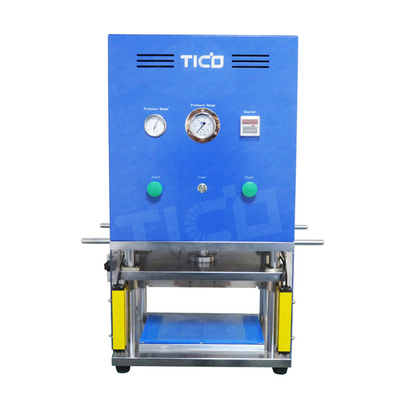 comprar Máquina de corte a presión semiautomática para la fabricación de electrodos de polímero de celda de bolsa online manufacture