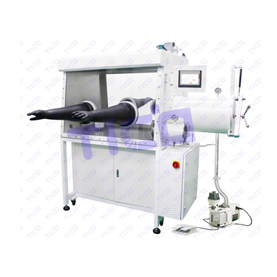comprar Laboratorio de fabricación de baterías con guante de vacío de dos lados 2 estación de trabajo online manufacture