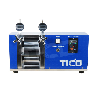 comprar Máquina de prensa de rodadura de electrodos con batería de celda de bolsa con micrómetro digital online manufacture