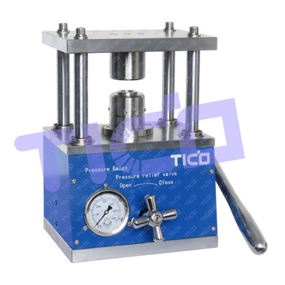 comprar Equipo de ensamblaje de celdas de monedas CR20xx Máquina de recorte hidráulico manual de celdas de monedas online manufacture