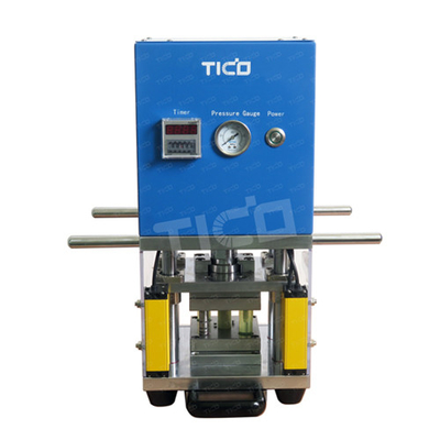 Equipo automático de laboratorio de células de monedas Máquina de perforar electrodos impulsados por gas