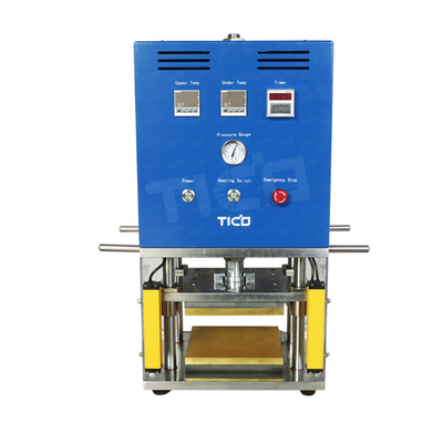 220V 1KW equipo de laboratorio de células de bolsa máquina de prensado térmico plana ajustable