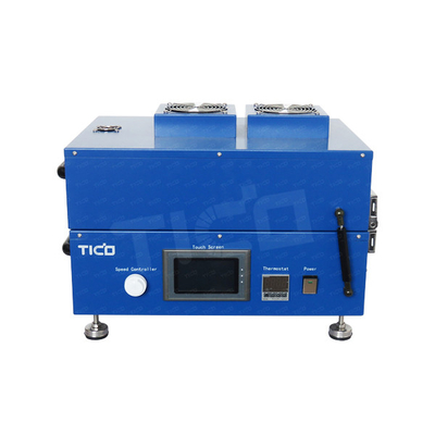 250 mm de calefacción superior de película automática de recubrimiento con temperatura del aplicador ajustable