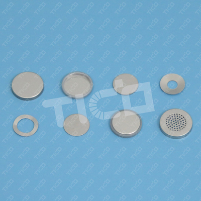 Materiales de la batería de botón CR2016 CR2025 CR2032 Cuadro de la célula de la moneda