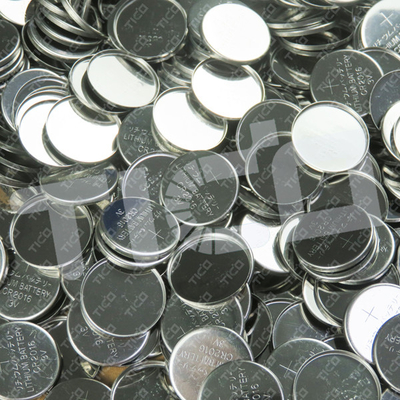 Materiales de la batería de 20 mm Casilla de la célula de la moneda CR2016 SUS 304 de acero inoxidable