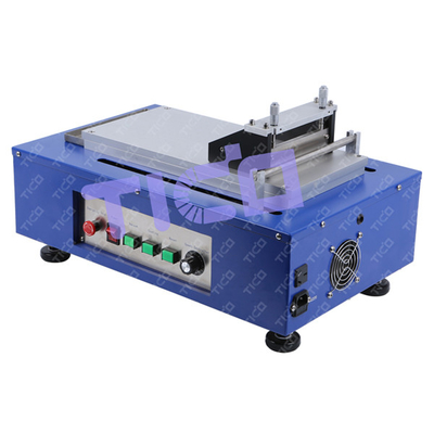 Máquina clásica de recubrimiento de película de electrodos de batería con botón de presión para laboratorio