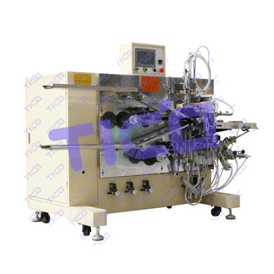 Máquina de enrollamiento de baterías de electrodos semiautomáticos para la fabricación de núcleos de células de bolsa