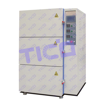 3 capas de alto grado de vacío horno de secado de laboratorio 3mm 304SS cámara interna